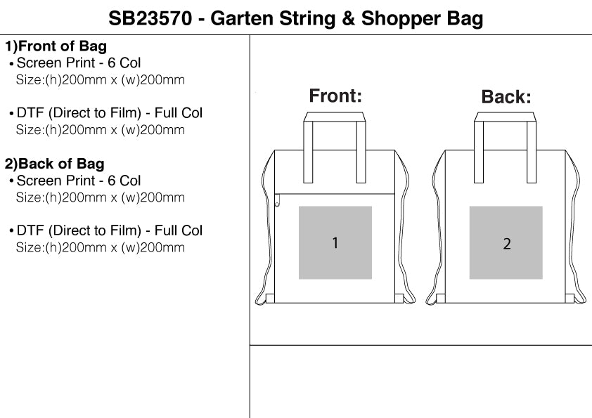 Garten String & Shopper Bag