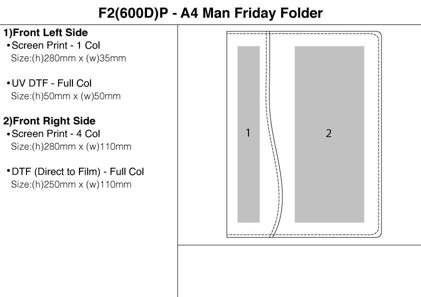 A4 Man Friday Folder