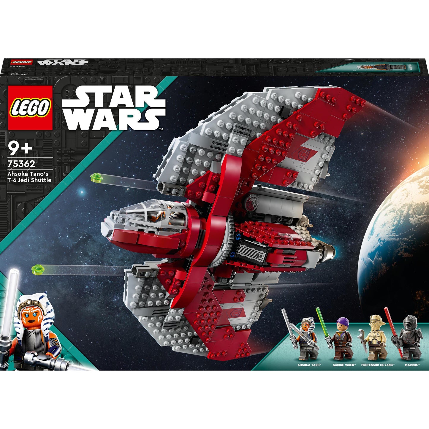 LEGO Ahsoka Tano's T-6 Jedi Shuttle — Set 75362