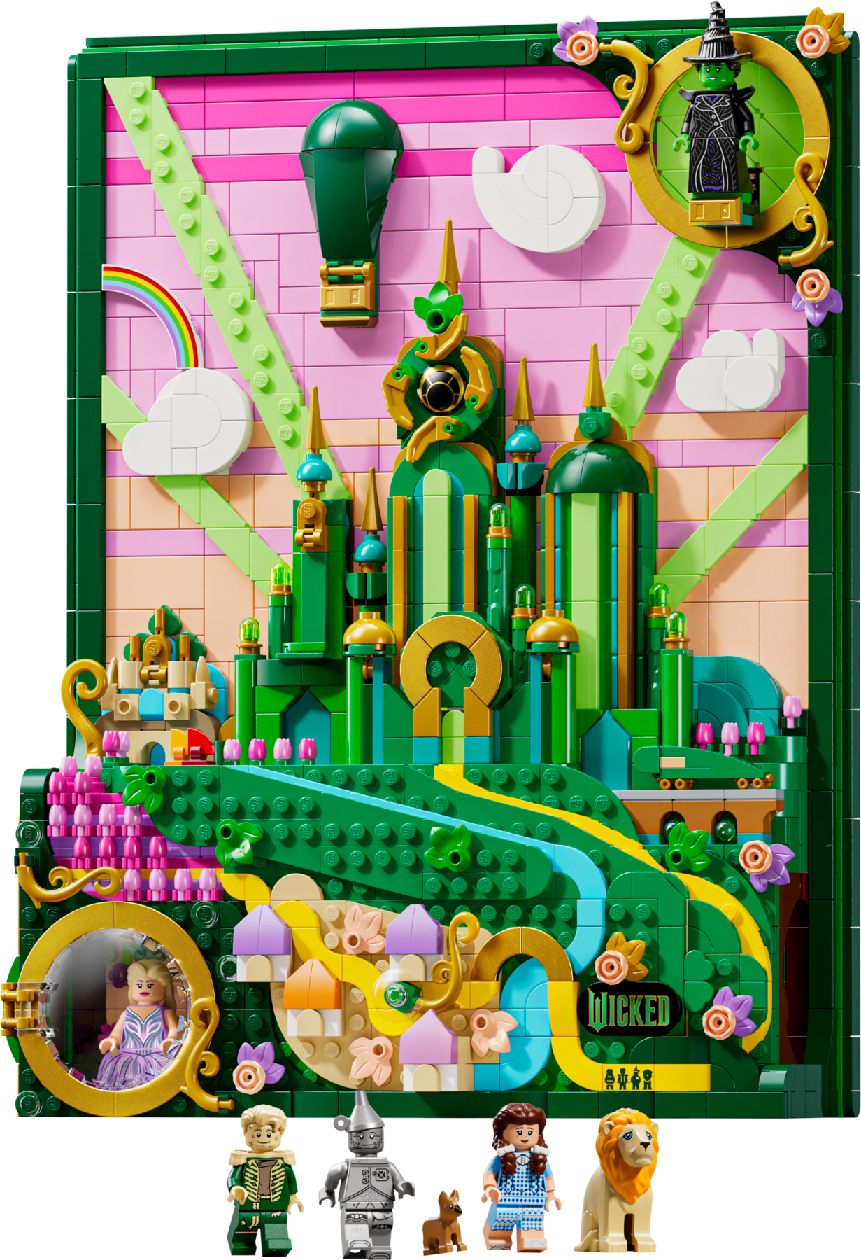 LEGO Emerald City Wall Art — Set 75685