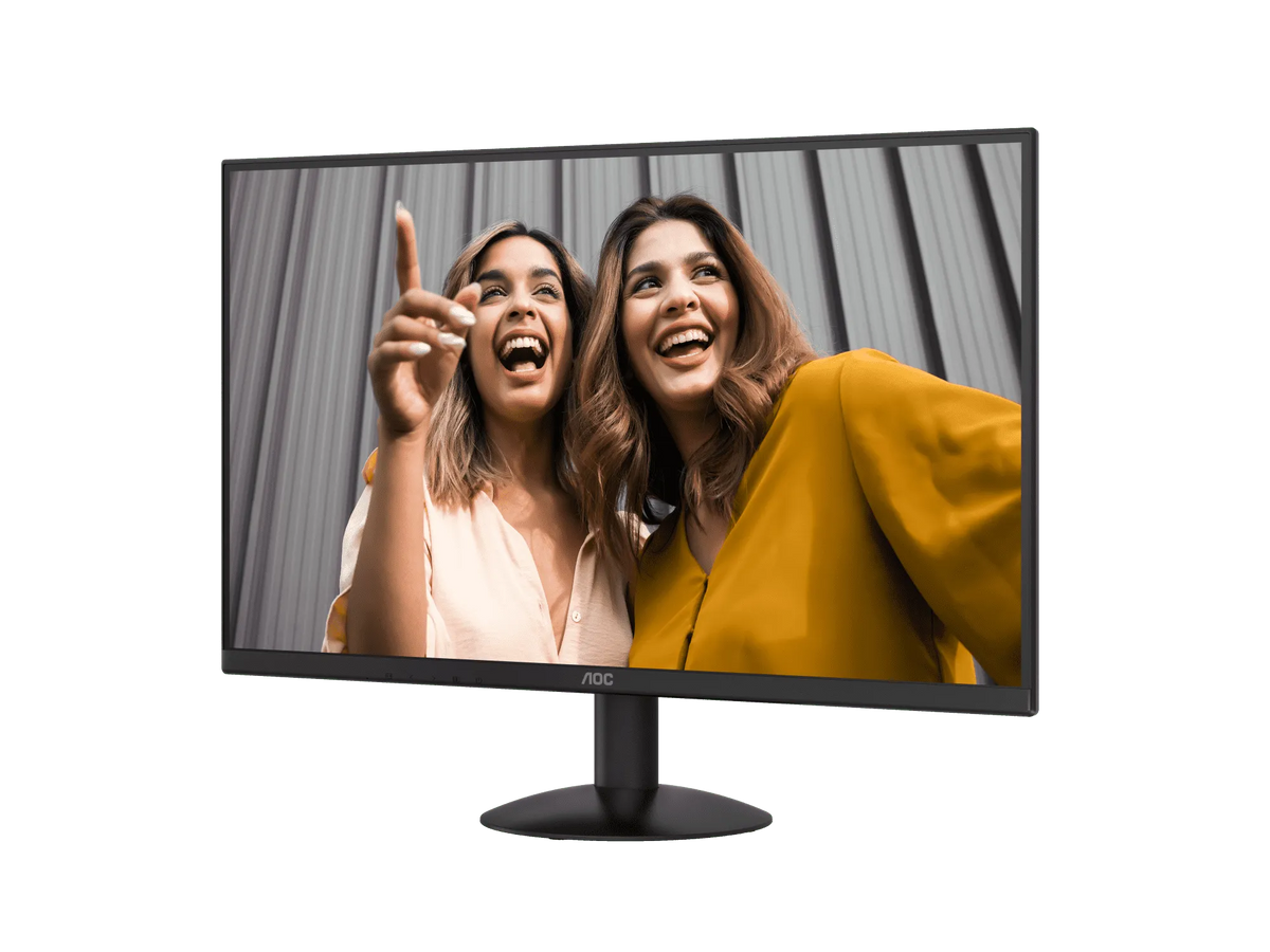 AOC- Q27B30E B30 Monitor|27 Inch|4ms (GtG)|QHD |2560*1440 75Hz|DMI+DP|3=sided Frameless|External PSU|3YR.