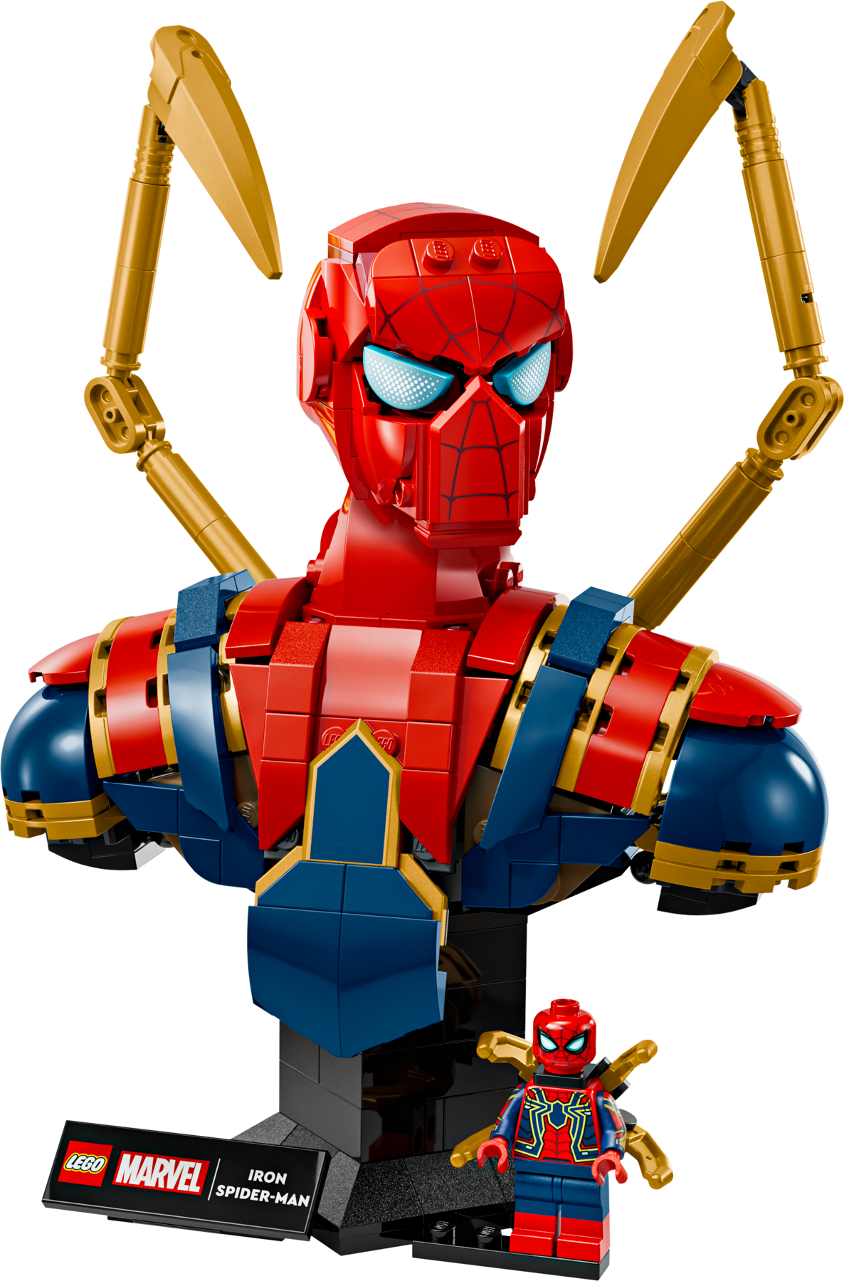 LEGO Iron Spider-Man Bust — Set 76326