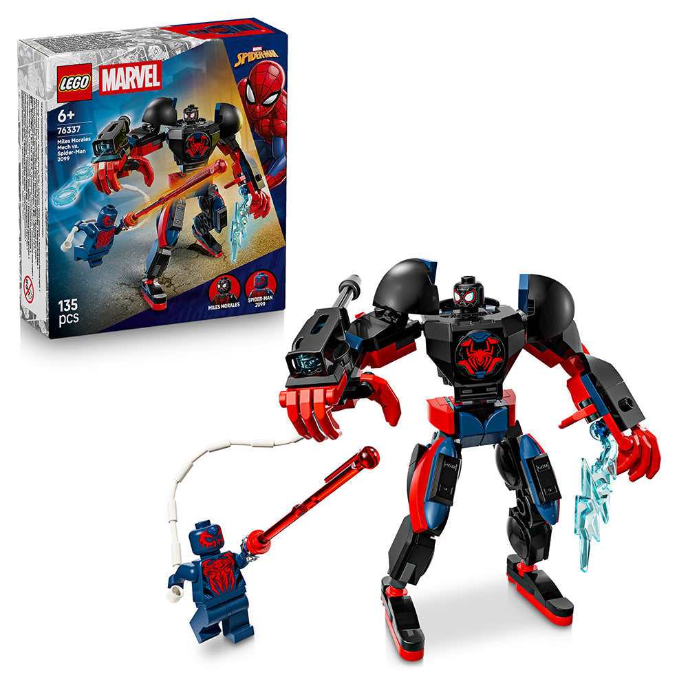LEGO® ǀ Marvel Miles Morales Mech vs. Spider-Man 2099 - 76337