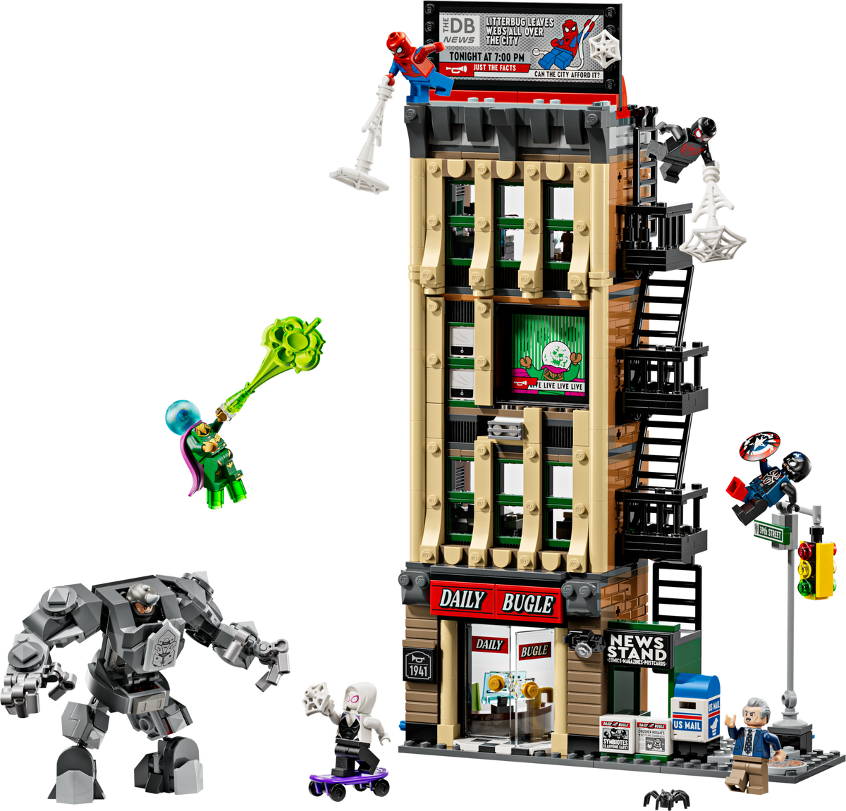 LEGO Spider-Man Vs. Mysterio: The Daily Bugle — Set 76342