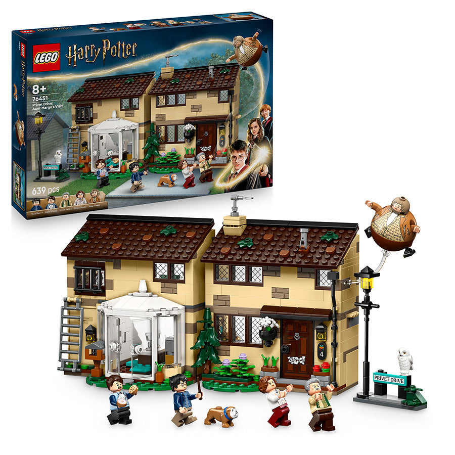 LEGO® Harry Potter™ Privet Drive: Aunt Marge’s Visit, Buildable House 76451