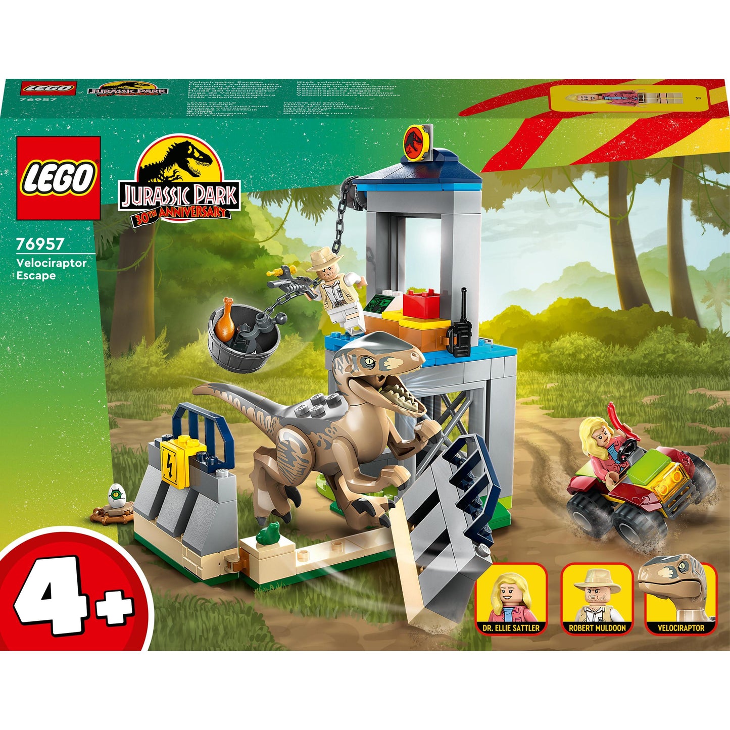 LEGO Velociraptor Escape — Set 76957