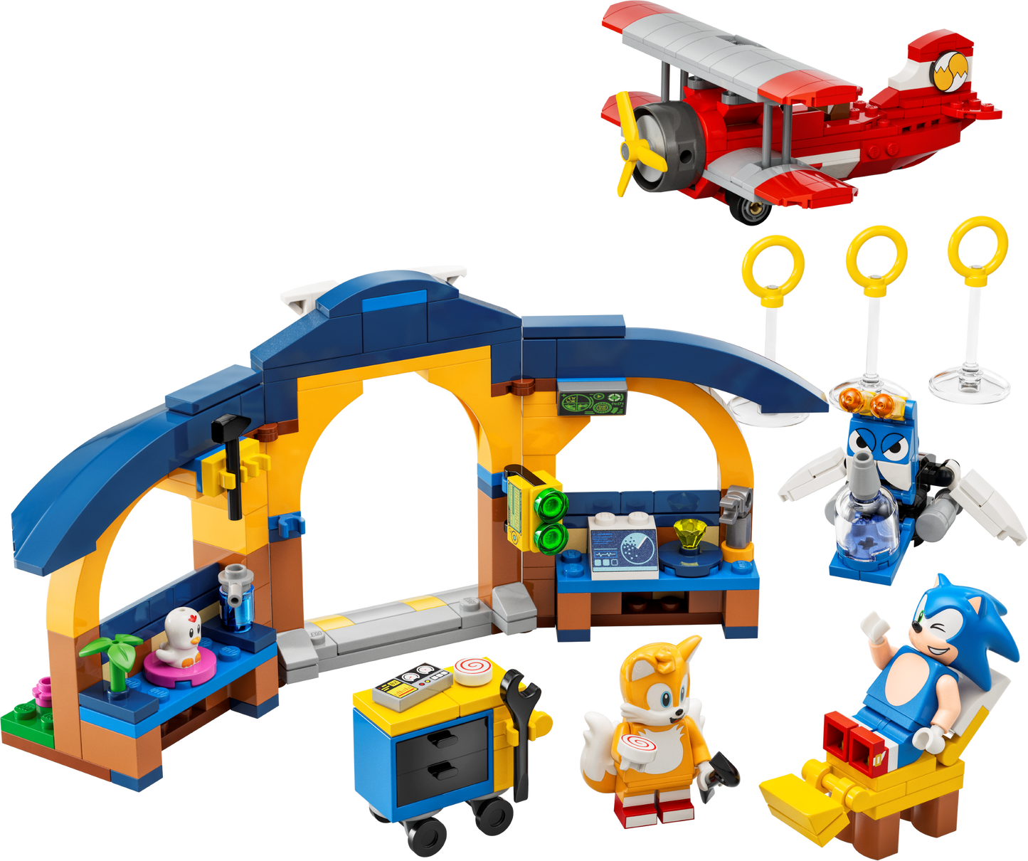 LEGO Tails' Workshop and Tornado Plane — Set 76991