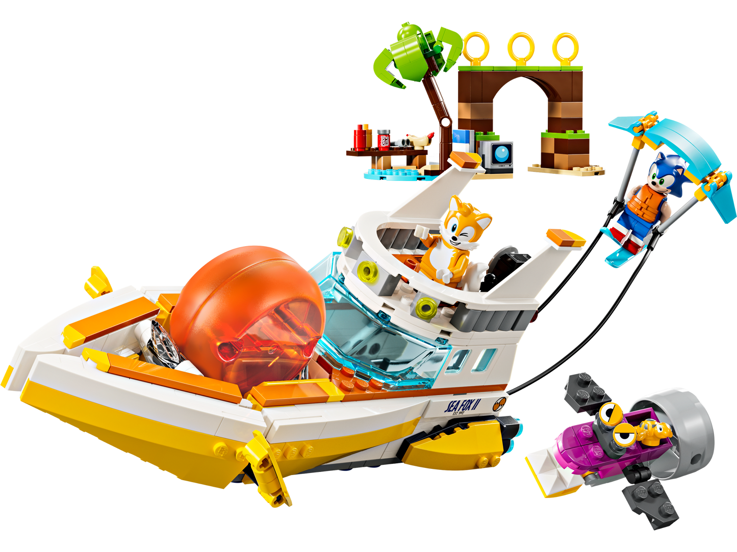 LEGO Tails' Adventure Boat — Set 76997