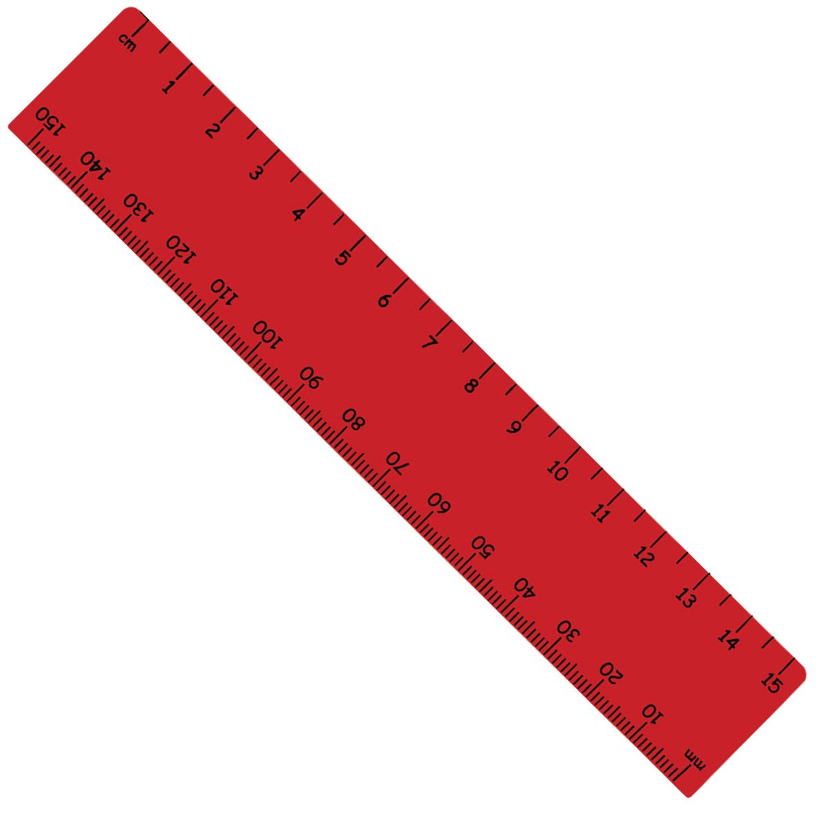 Echo 15cm Ruler - Red