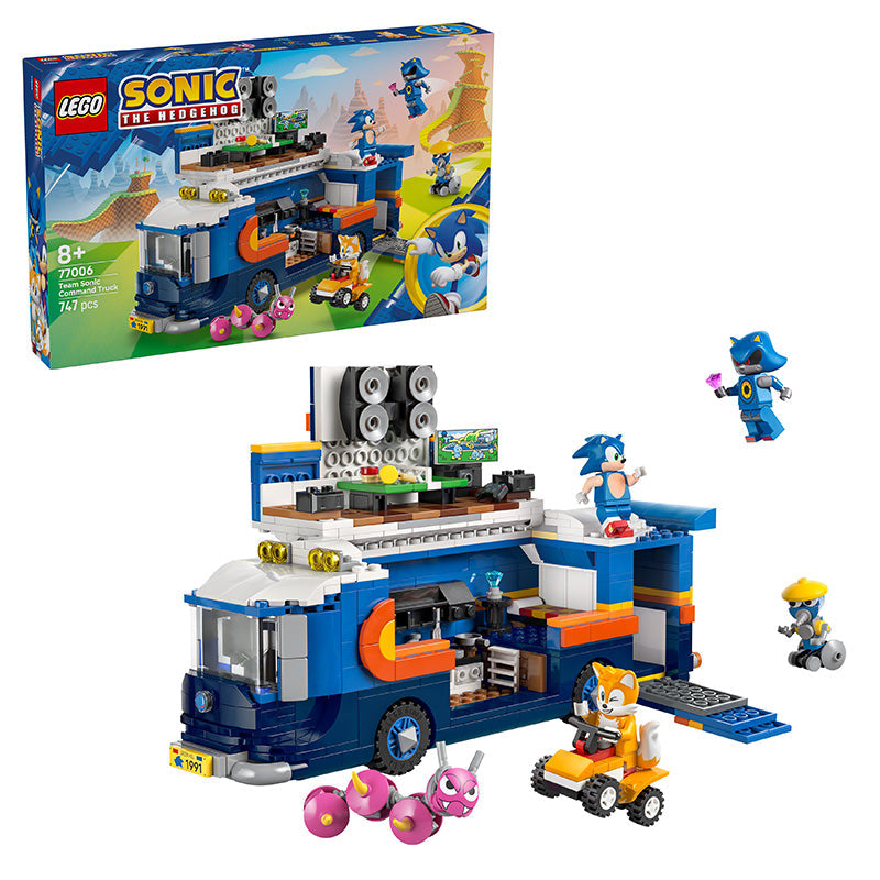LEGO® Sonic the Hedgehog™ Team Sonic Command Truck Toy Gaming Merch 77006