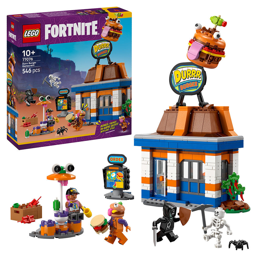 LEGO® Fortnite® Durrr Burger Restaurant Video Game Toy 77076