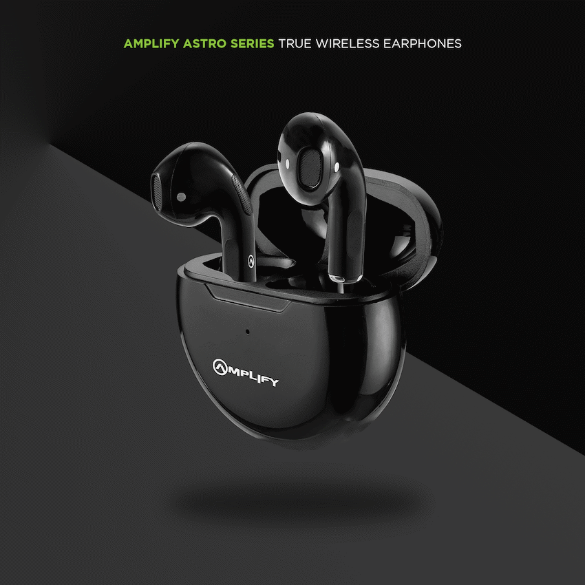 Amplify Astro Series True Wireless Earphones - Black - Guards On Duty Shop & Security Guards