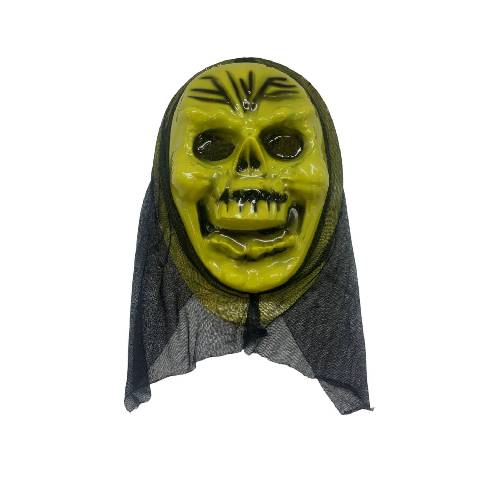 Yellow Skull With Veil