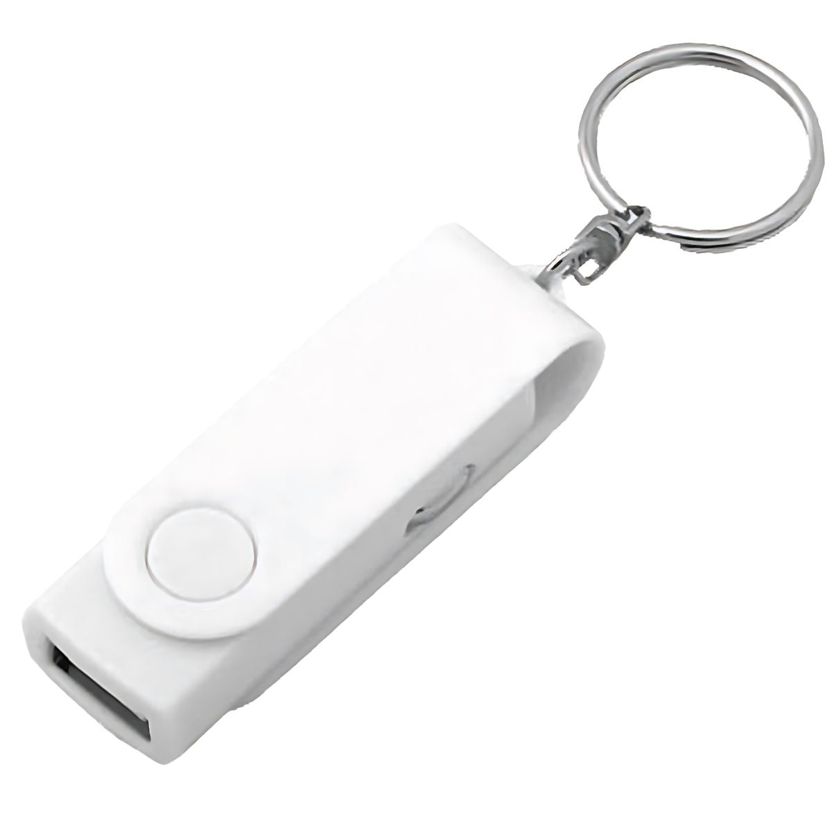 Swivel Car Charger - White