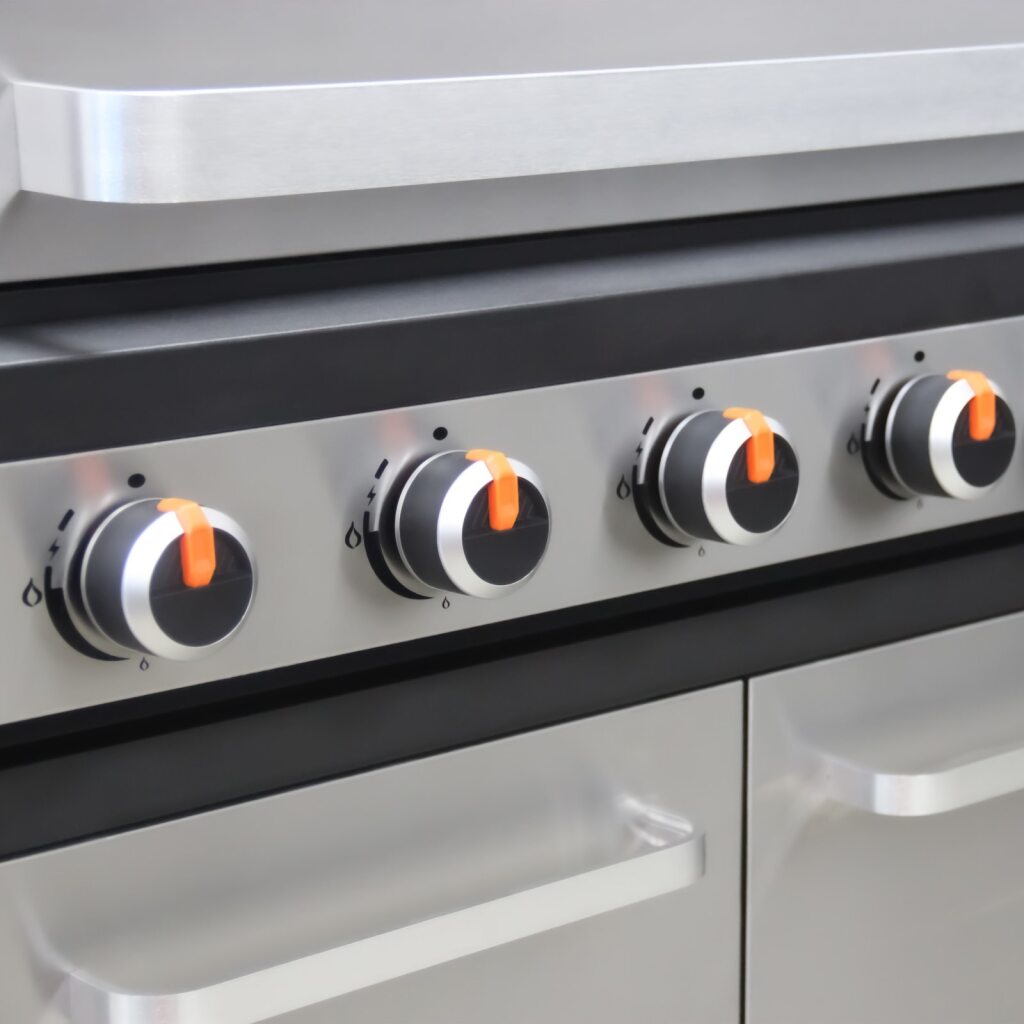 Alva Sierra-6 Burner BBQ With Side Burner – Stainless Steel / Black + FREE TOOL SET