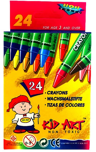 Kidart Wax Crayons 8Mm