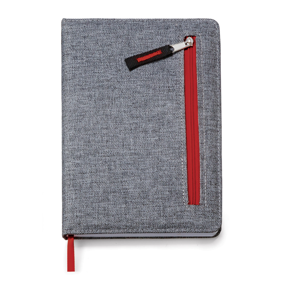 Santo Zipper Notebook - Red