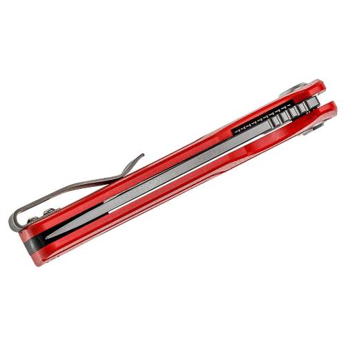 Bestech Circuit D2 Red Milled Contoured G10 Handle - BG35C-2
