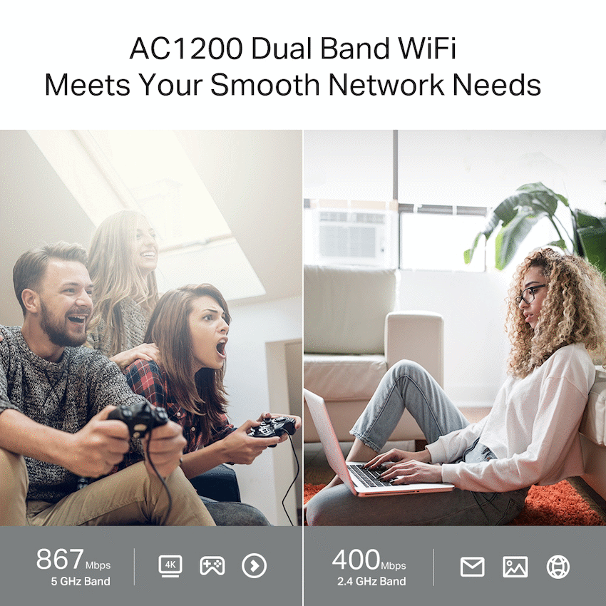 Archer C64 AC1200 MU-MIMO Wi-Fi Router