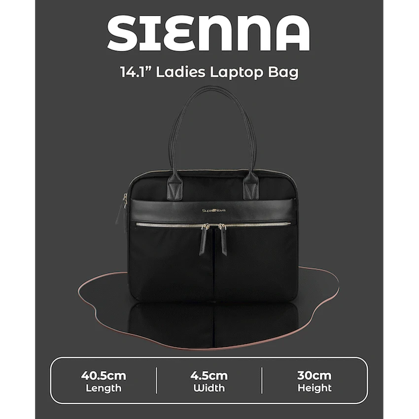 SupaNova Sienna 14.1' Ladies Laptop Bag - Black