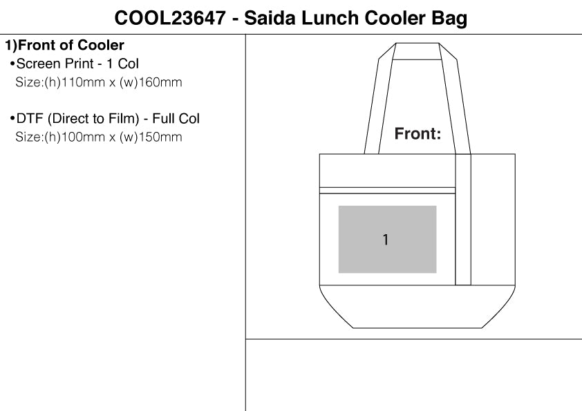 Saida Lunch Cooler Bag