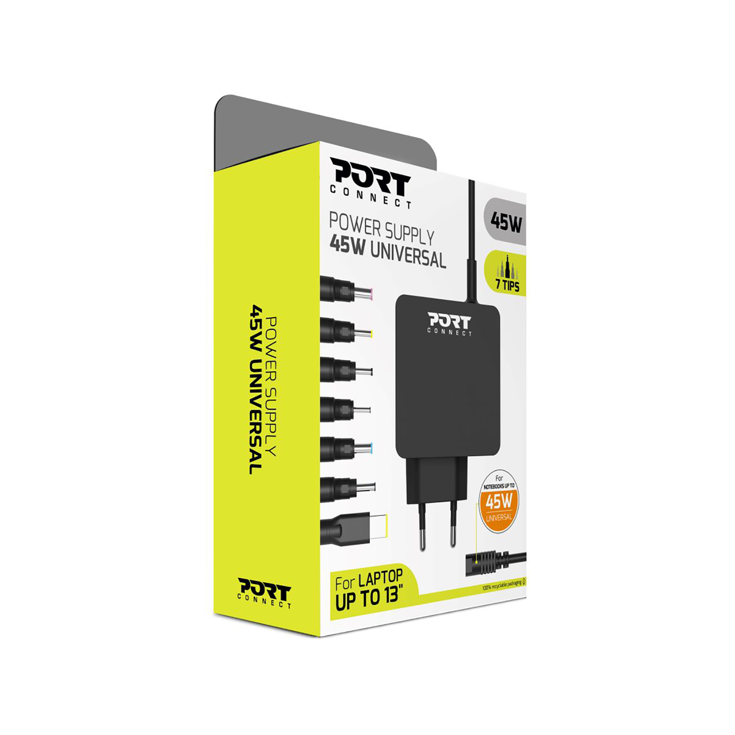 Port 45W Universal AC Adapter - Guards On Duty Shop & Security Guards