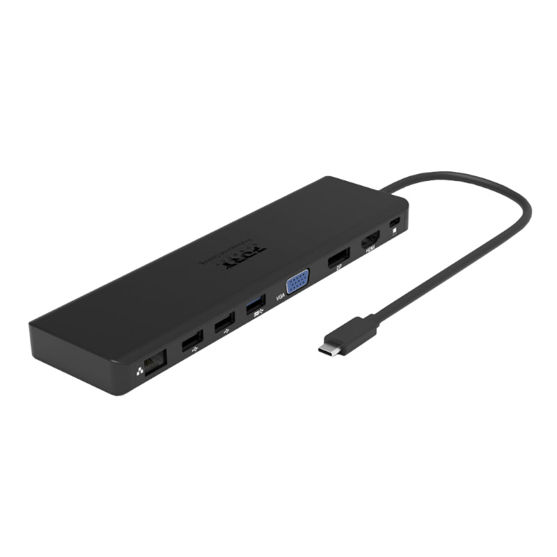 Port USB Type-C 1 x USB3.1|2 x USB 3.0|2 x USB 2.0|1 xHDMI-DP-VGA| Micro+SD Card Reader|1 x Mini DP|1 x RJ45|1 x Audio-Microphone| PD 100W -Black - Guards On Duty Shop & Security Guards
