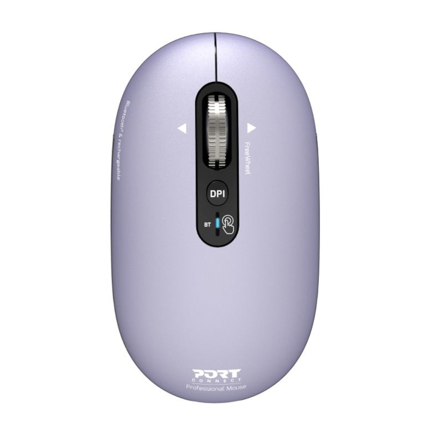 Port Connect PURE MAC Rechargeable Wireless and Bluetooth Mouse - Iris - Guards On Duty Shop & Security Guards