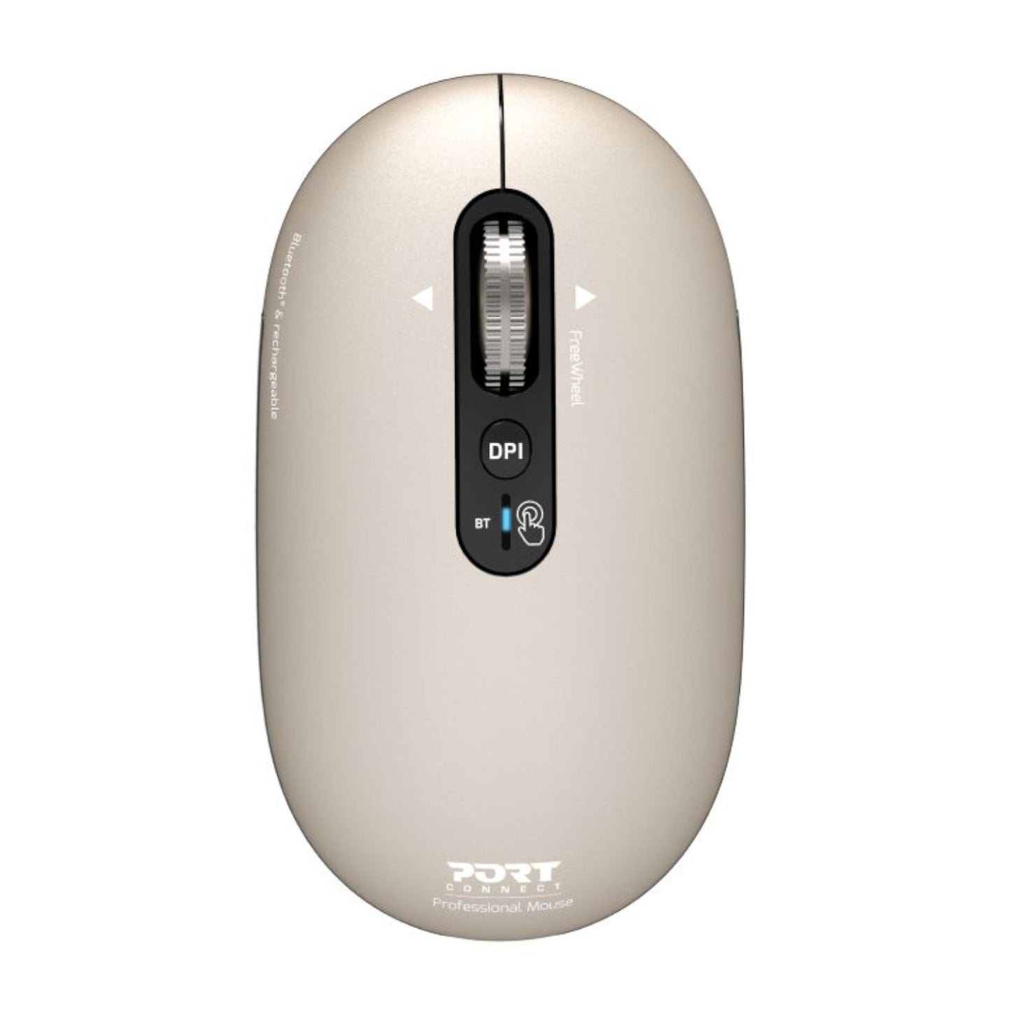 Port Connect PURE MAC Rechargeable Wireless and Bluetooth Mouse - Pearl - Guards On Duty Shop & Security Guards