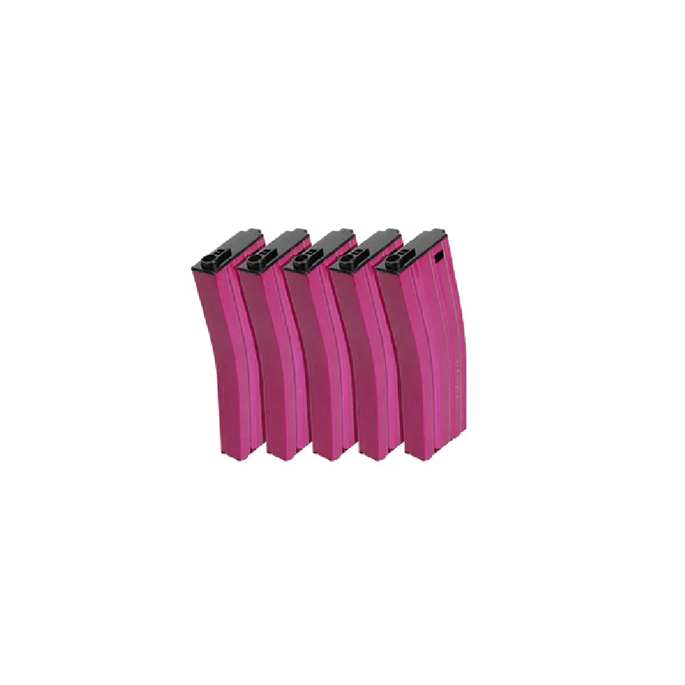 G&G 125R Metal Mid-Cap Magazine for GR16 (Pink) Single – G-08-157