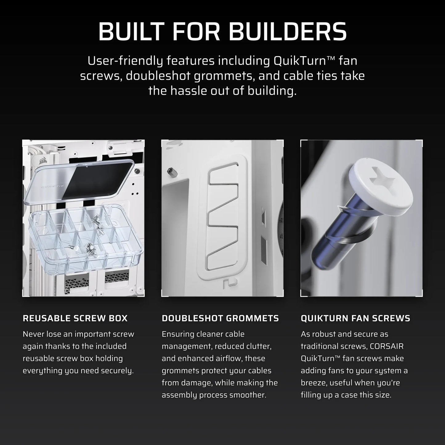 5000T Mid-Tower PC Case; White