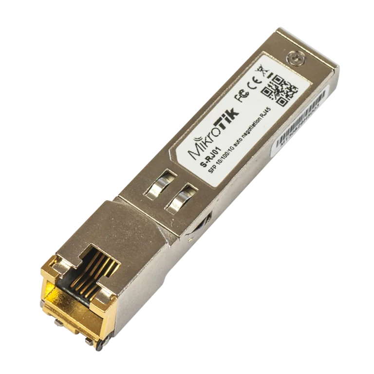 MikroTik SFP (1.25G) module, 100M, RJ45 Copper