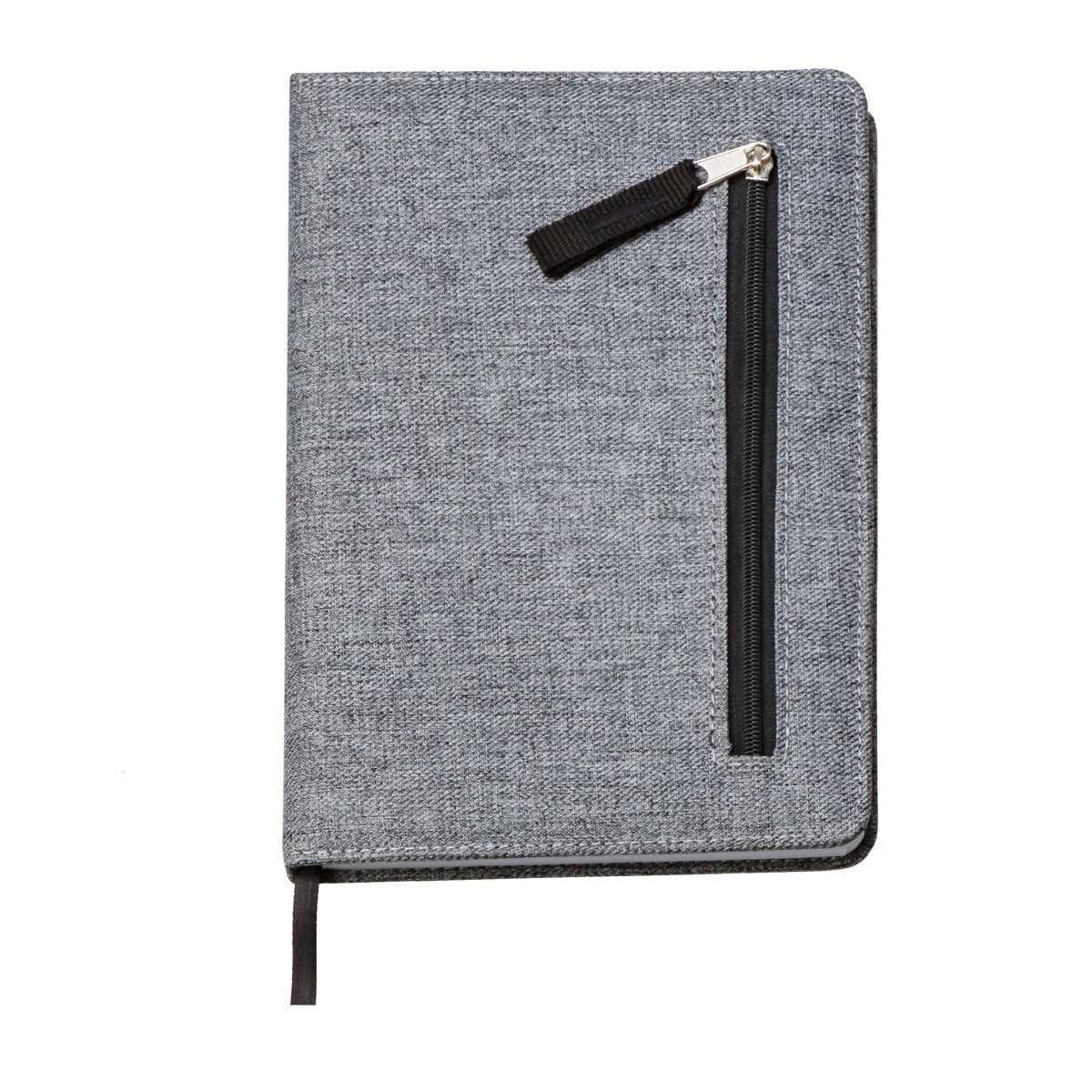 Santo Zipper Notebook - Black