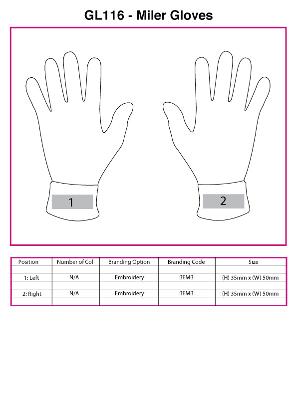 Miler Gloves