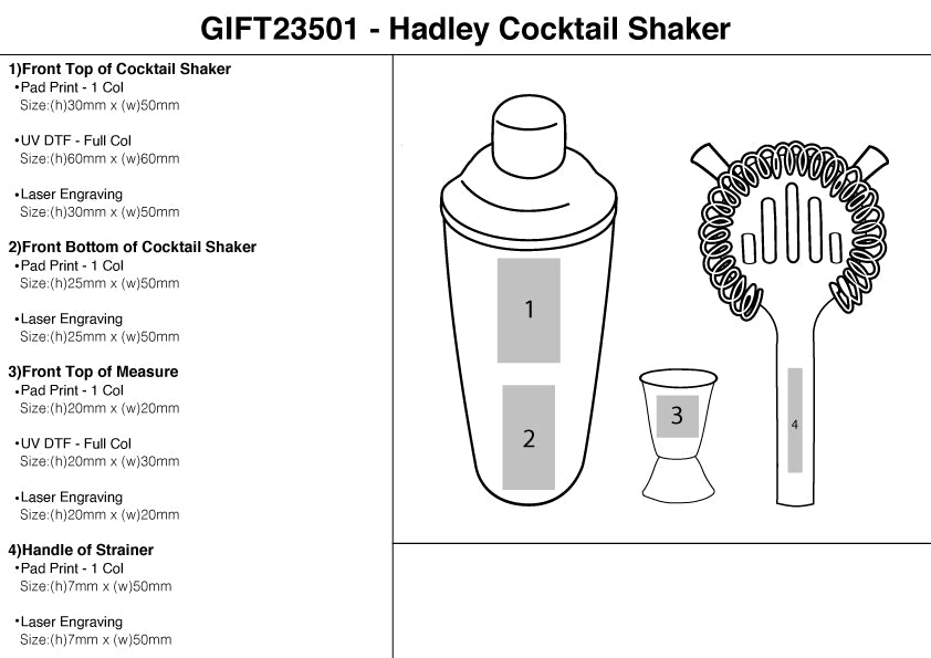 Hadley Cocktail Shaker