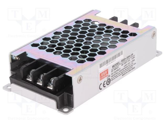 Mean Well 30W Railway DC - DC Converter 24VDC | MW-110DC24DC-30