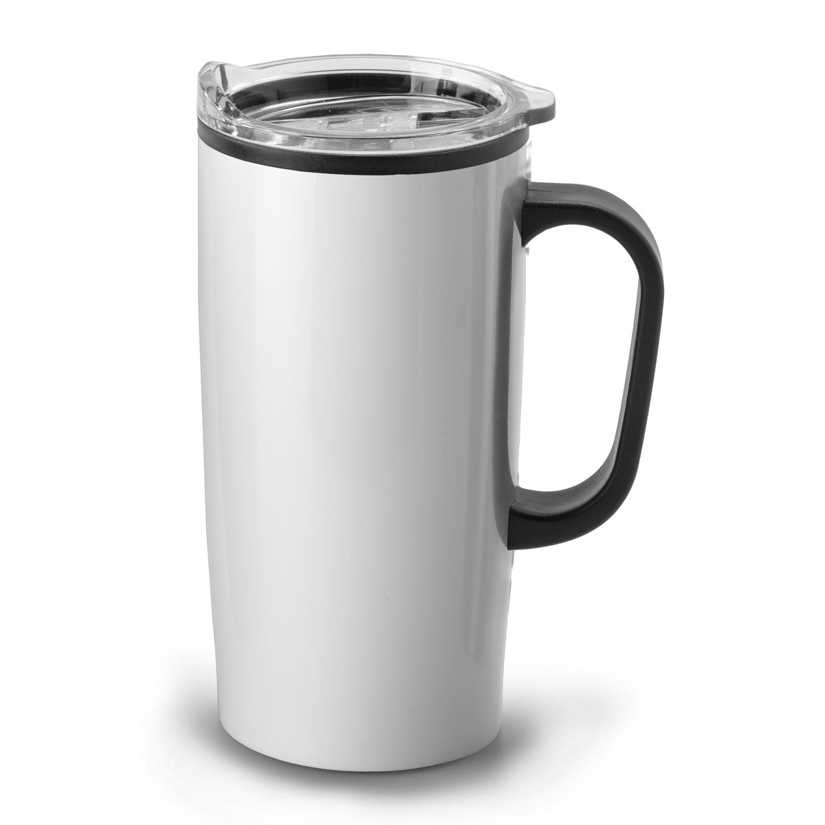 600ml Elwood Travel Mug - White