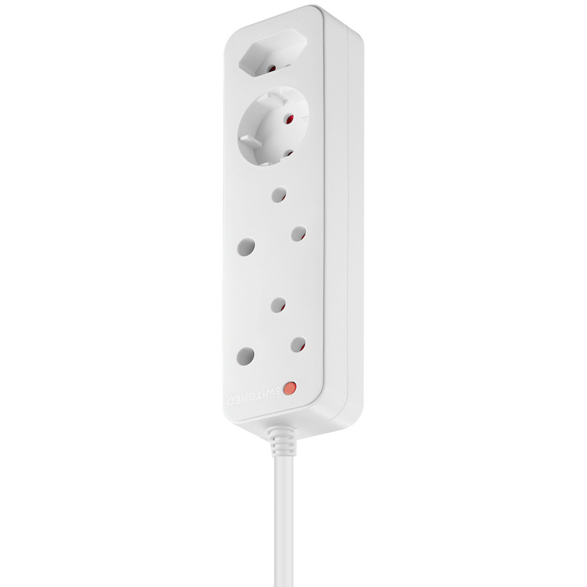 Switched High Surge 4-Way Multiplug 3m 1140J