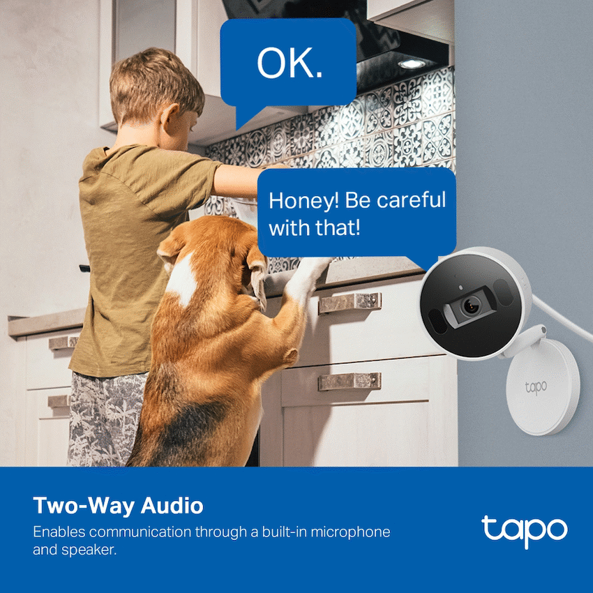 Tapo TP-Link Tapo C125 4MP 2K QHD Ai Home Security WiFi Camera