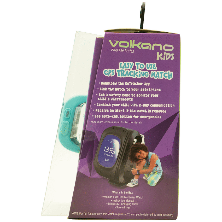 Volkano Kids Find Me Series Children's GPS Tracking Watch - Blue