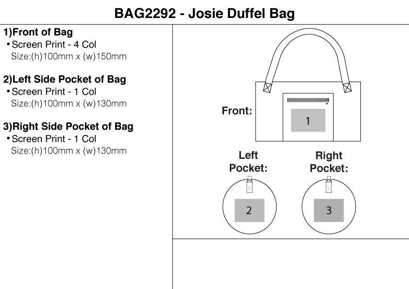 Josie Duffel Bag