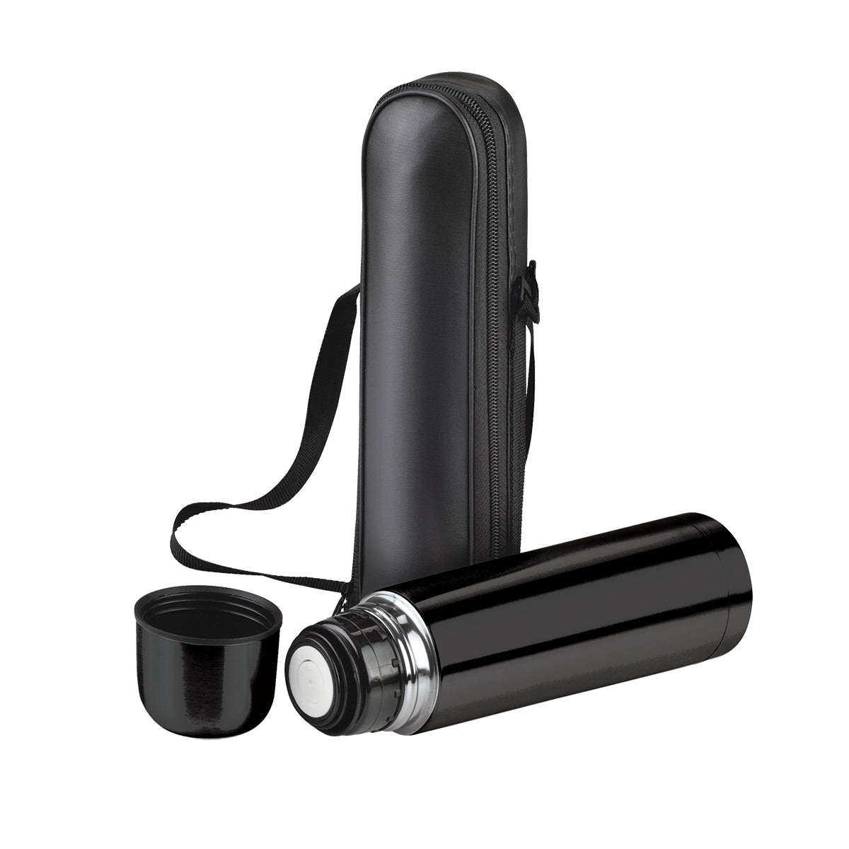 500ml Stainless Steel Flask - Black