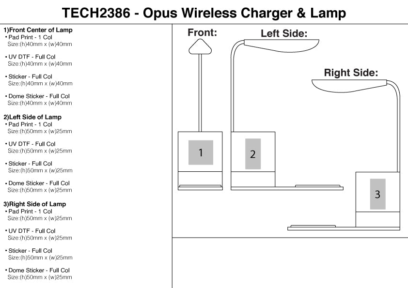 Opus Wireless Charger & Lamp