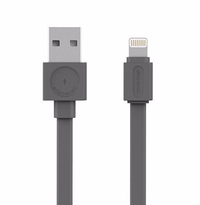 Allocacoc USB Cable Lightning MFI Grey