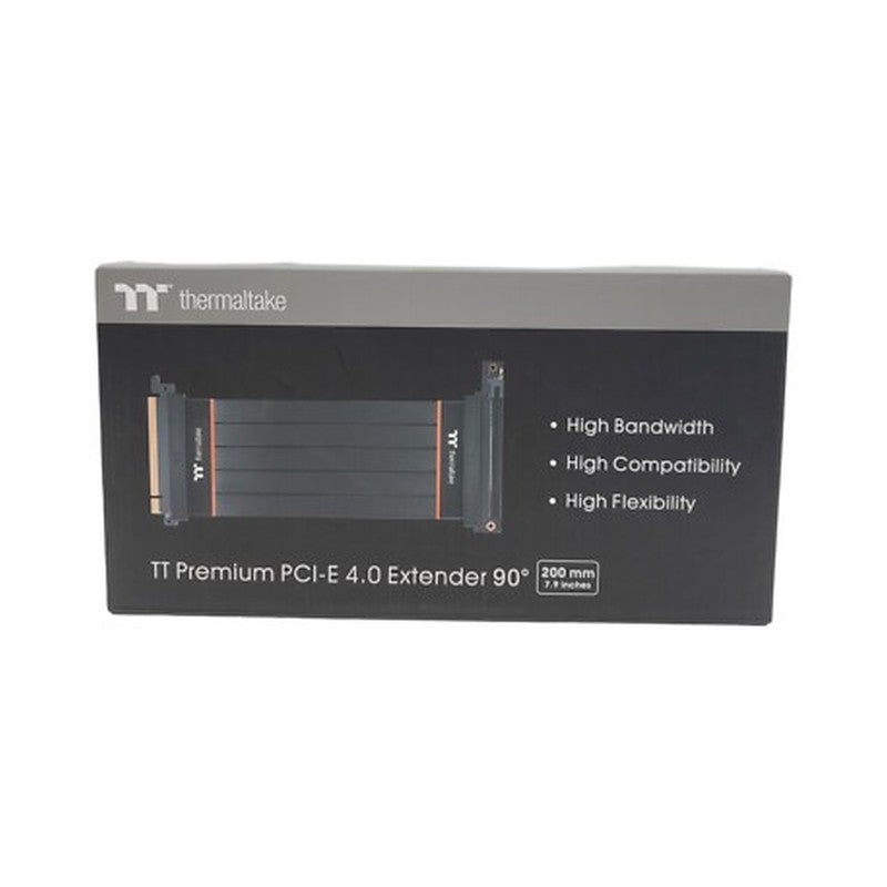 Thermaltake AC-058-CO1OTN-C2 - TT PCI Express Extender 90°/Black/PCI-E 4.0 16X/300mm