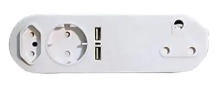 Adaptor 1 X 16A / 1 X Shuko / 1 X Euro / 2 X USB