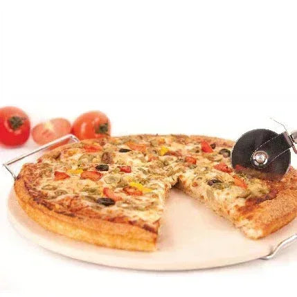 Alva Pizza Stone 30cm With Lifter & Cutter Guards On Duty Security