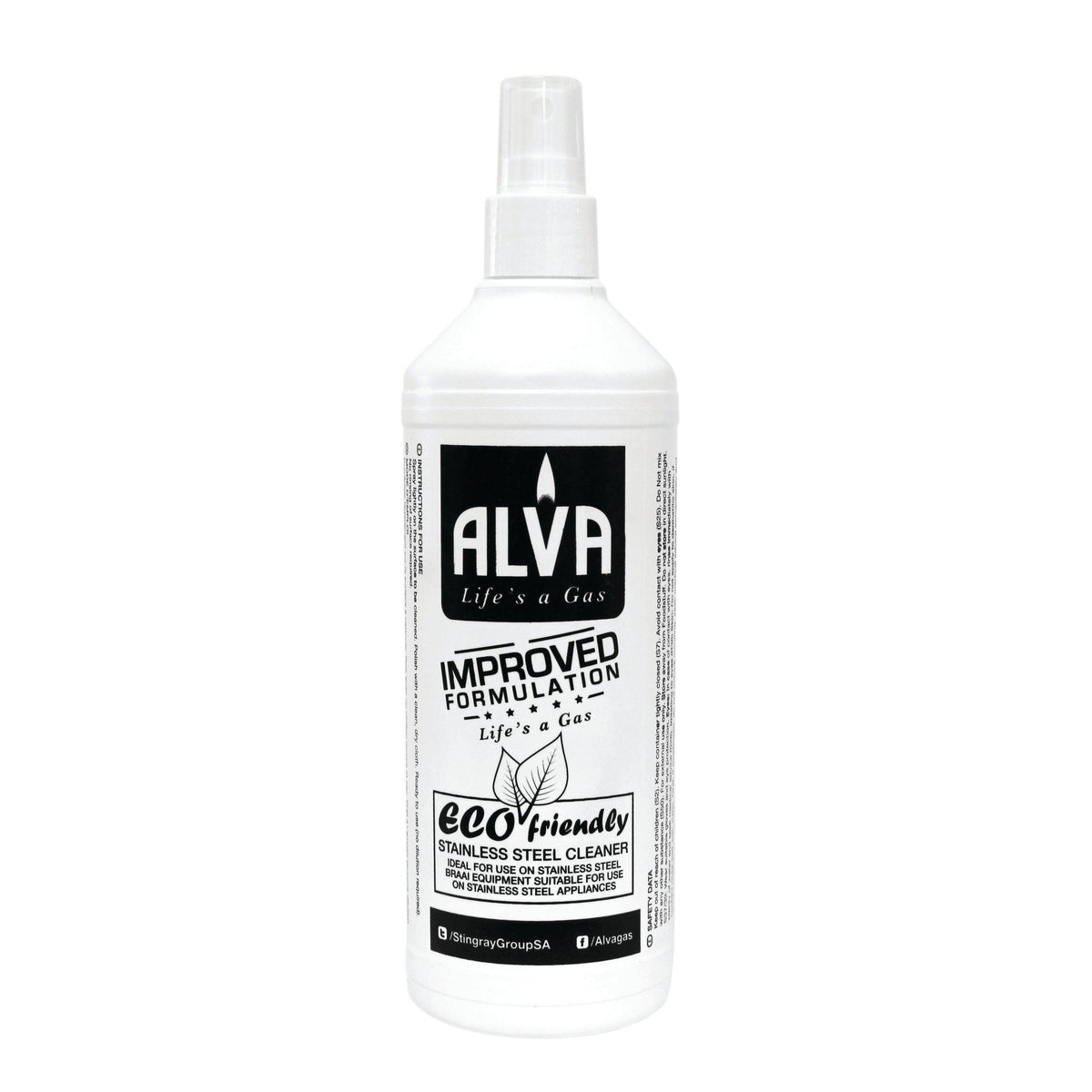 Alva Cleaner Spray For Stainless Steel BBQ / Braai
