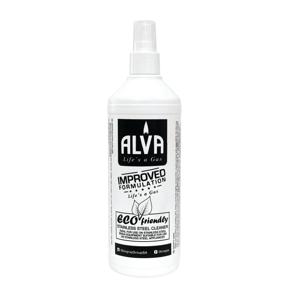 Alva Cleaner Spray For Stainless Steel BBQ / Braai