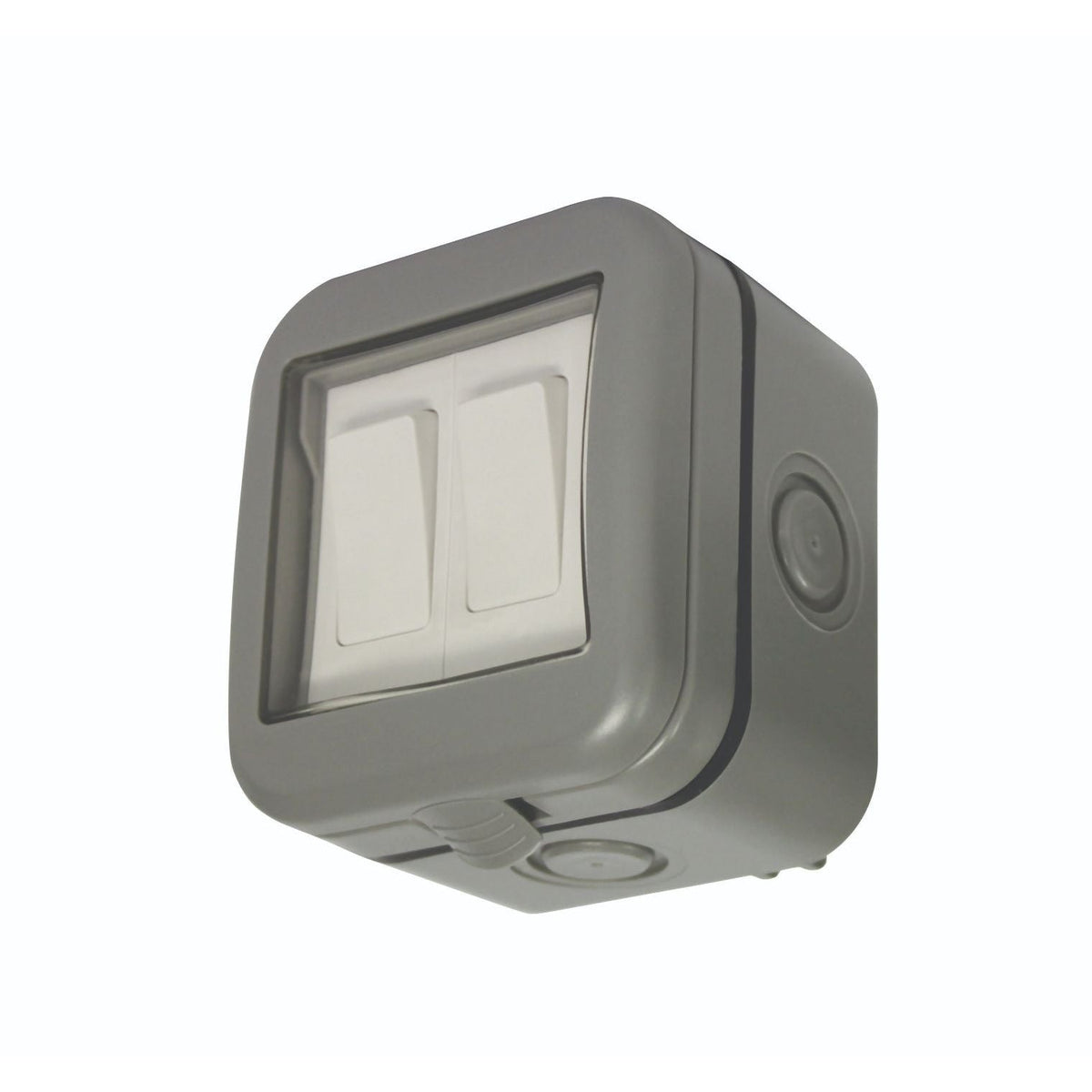 Masterplug IP55 Double 2-Way Outdoor Switch